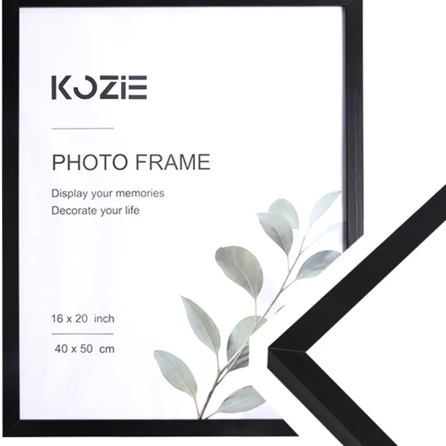 KOZIE Fotolijst - 40x50 cm - Zwart