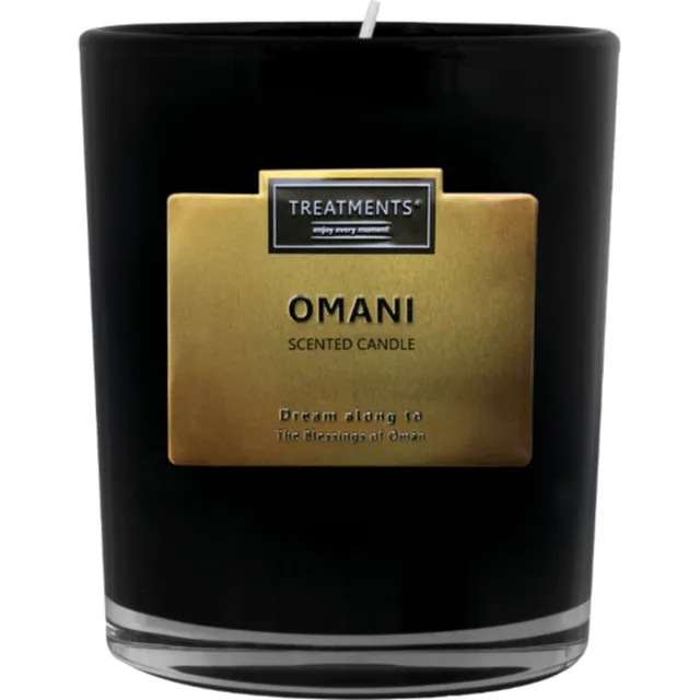 Treatments geurkaars omani 280 gr Zwart