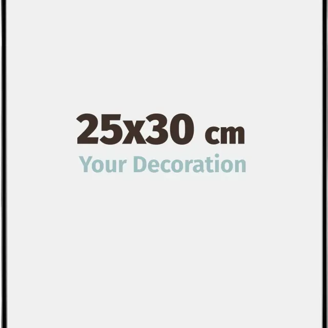 yd. Your Decoration - Fotolijst 25x30 cm - Kunststof - Zwart Hoogglans - Evry