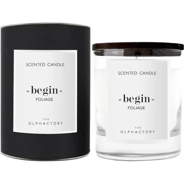 The Olphactory Luxe geurkaars 'Begin' (40 branduren) Wit