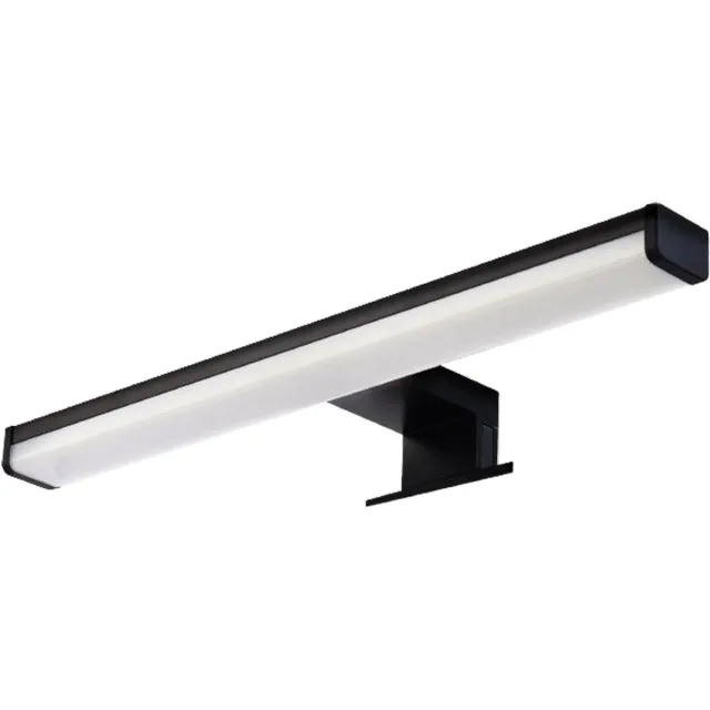 Vito Ariel - Badkamerlamp Led 8W - 680lm 4000K IP44 - 400x101x44mm Waterbestendig - 3-in-1 - Zwart