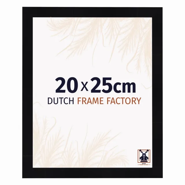 Dutch Frame Factory Fotolijst 20x25 cm - MDF - Zwart Hoogglans - Praag