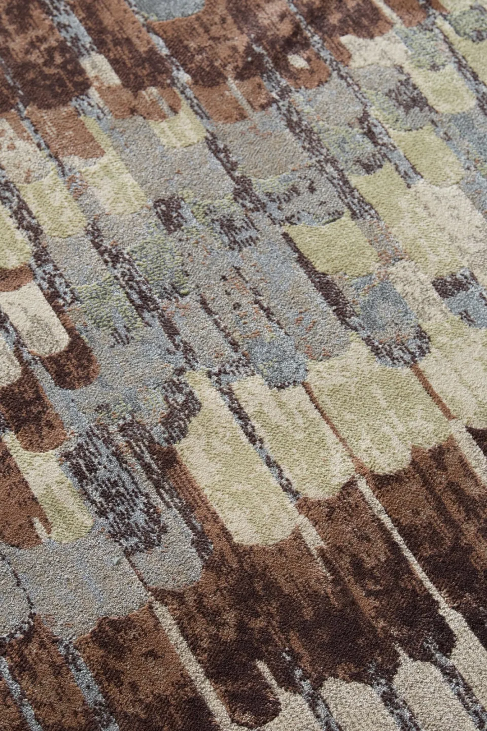 NOUS Living vloerkleed bruin/blauwgrijs, 290x200 cm, foto 5