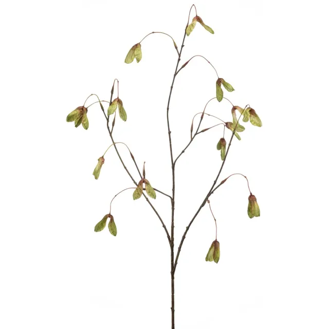 Fleurdirect Kunsttak Maple Seed - Realistisch - Onderhoudsvrije Decoratie Groen
