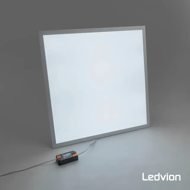 LEDVION 6X LED Panel - 60x60 - 36W - 6500K - 4000LIncl. LED driver + Snelconnector Wit