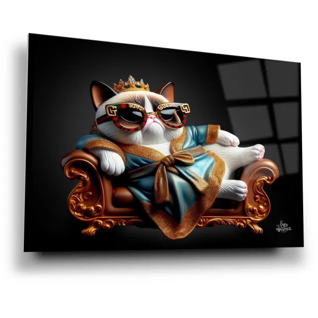 Hans Breuker Being A Diva is Exhausting - Meerdere kleuren - Canvas 80 x 60 cm Ge