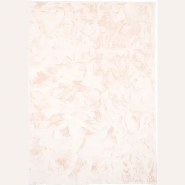 Pergamon Luxe Super Zachte Bont Vloerkleed Tapijt Plush Creme