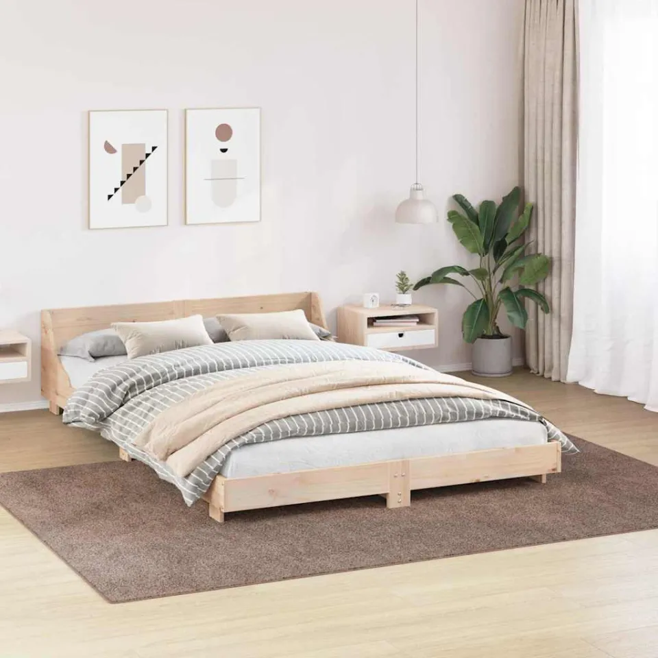 vidaXL Antislip Shaggy Tapijt Bruin 200 x 290 cm PP, foto 3