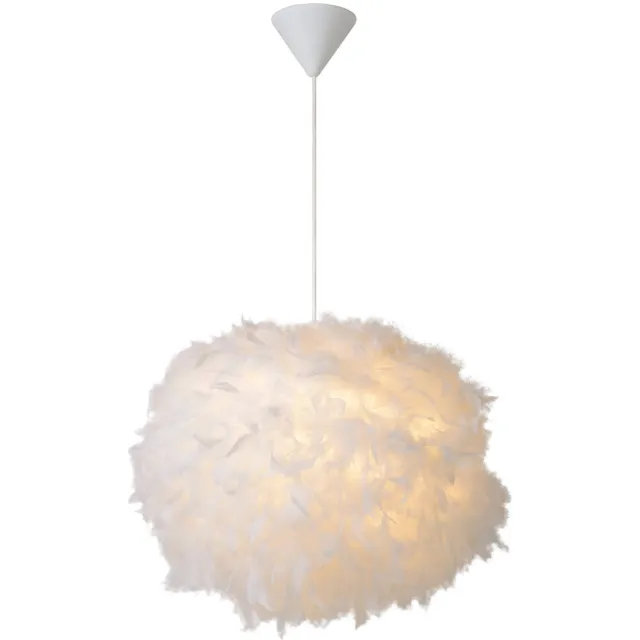 Lucide GOOSY SOFT - Hanglamp - Ø 50 cm - 1xE27 - Wit