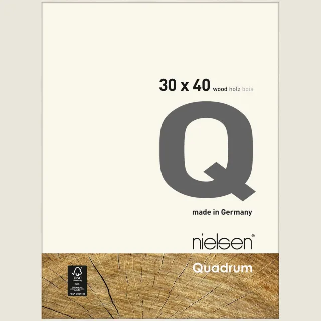 Nielsen Quadrum Houten Wissellijst White 30x40cm Wit