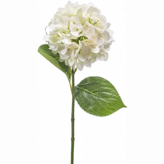 Easyplants Witte hortensia kunstbloem 67 cm