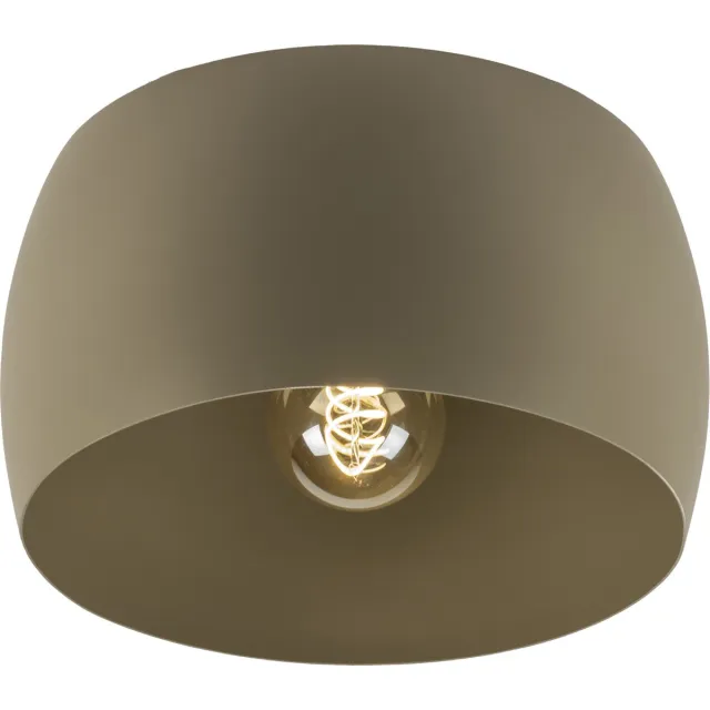 Lumidora Plafondlamp 74898 - Plafonniere - ZWEEDS - E27 - Taupe - Zand - Metaal - ⌀ 32 cm