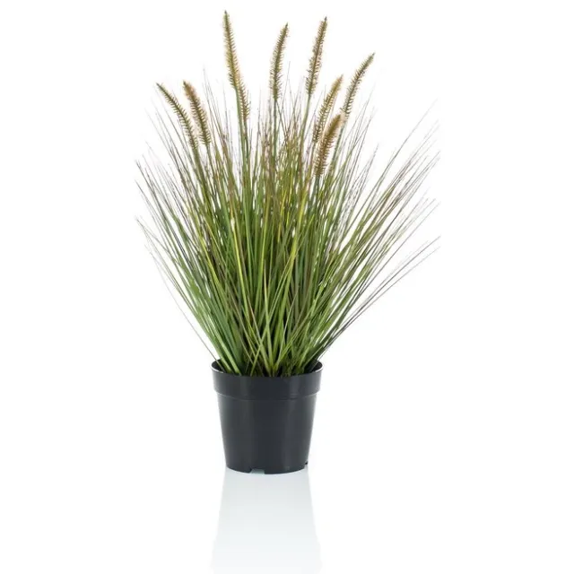 Emerald Kunstplant Pennisetum Gras 58cm - Kunstplant voor binnen Groen