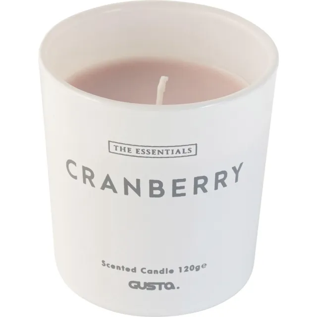 Gusta Geurkaars 7x75cm Cranberry - Gusta® Hout