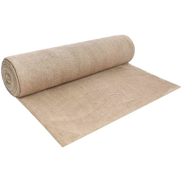 vidaXL Tuin - Jute - Net - 200 - cm - x - 25 - m - 180 - gsm - 100% - Tossa - Jute - Naturel