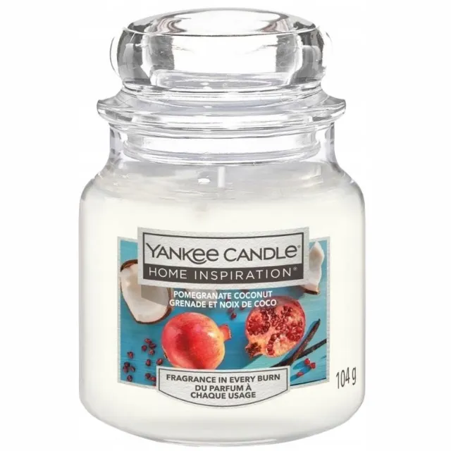 Yankee Candle Geurkaars Granaatappel Kokos 104g - Huisdecoratie Red