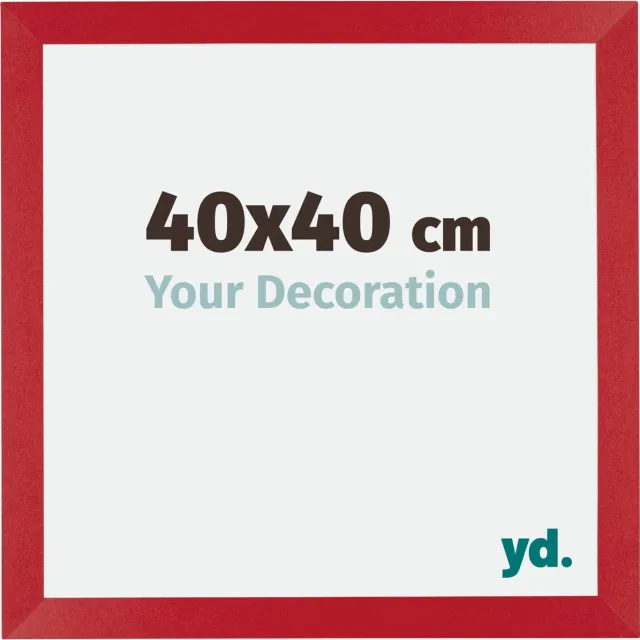 yd. Your Decoration - Fotolijst 40x40 cm - MDF - Rood - Mura