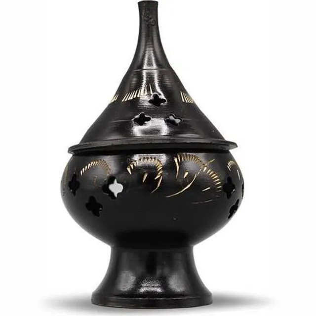 Green Tree Candle Druppelvorm Wierookhouder Zwart