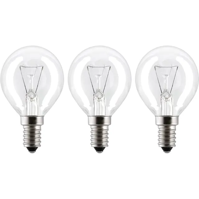 Vito Calor - Ovenlamp E14 - 40W 600lm 2800K - Warm Wit Licht - G45 - 300°C Hittebestendig - 3 stuks