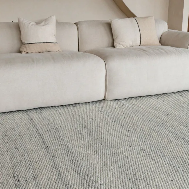 Eva Interior Wollen Vloerkleed Novara Beige/Grijs Eva Interior - 240 x 340 cm - (XL)
