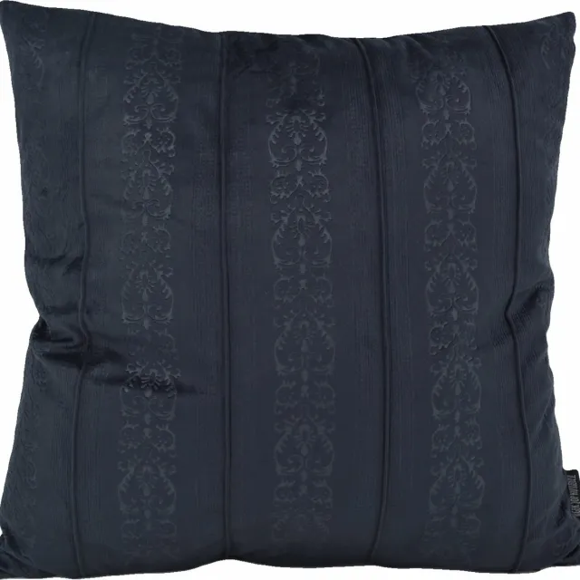 Gek op Kussens! Velvet Versaille Zwart Kussenhoes | Fluweel / Polyester | 45 x 45 cm