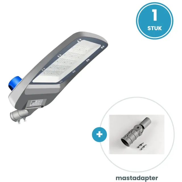 Tsong LED Straatverlichting 200W 34000lm - Koelwit 4000K - Daglichtsensor - IP66 IK10 - Incl. mastadapter - 230V