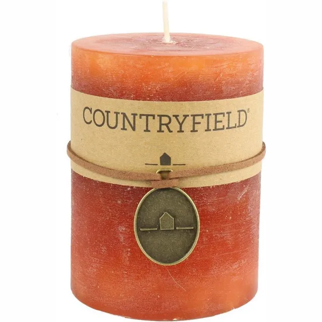 Countryfield Kaars effen rond Tonnie S roest Bruin