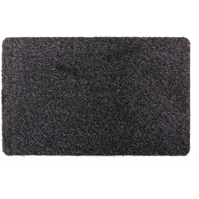 CleanWalk droogloopmat - 60x100 cm - katoen - zwart 852 - PVC backing