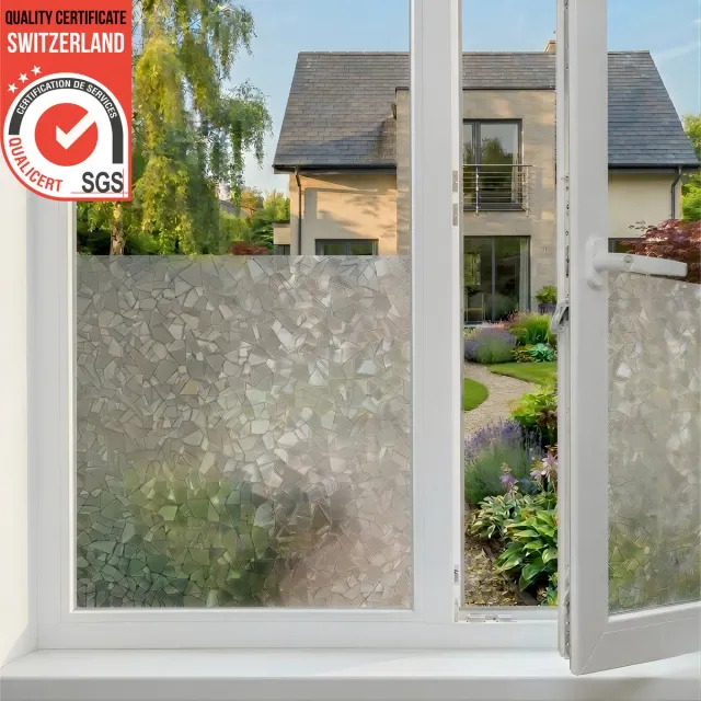 Homewell Raamfolie HR++ 45x200 - Isolerend & Zonwerend - Anti inkijk - Statisch Splinter