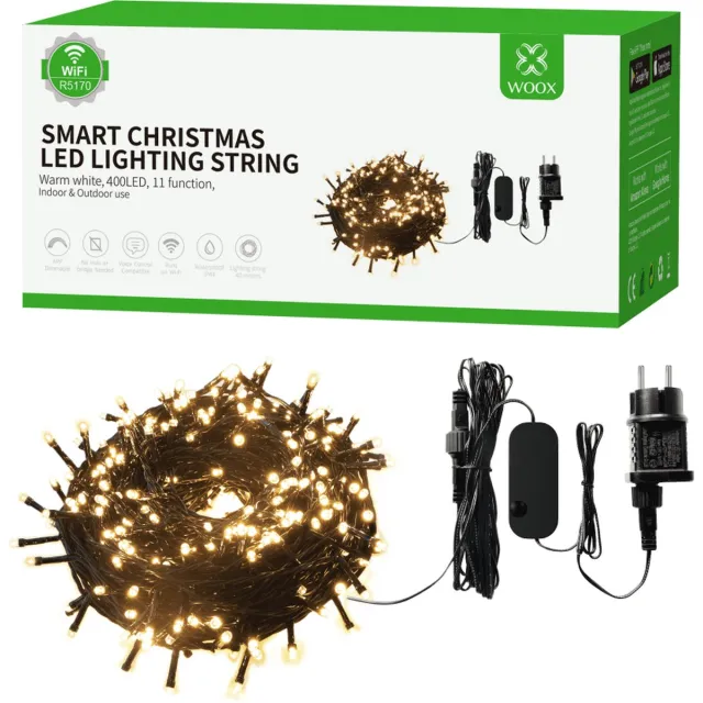 Woox R5170 Smart 40 meter LED Kerst licht slang - No Hub required