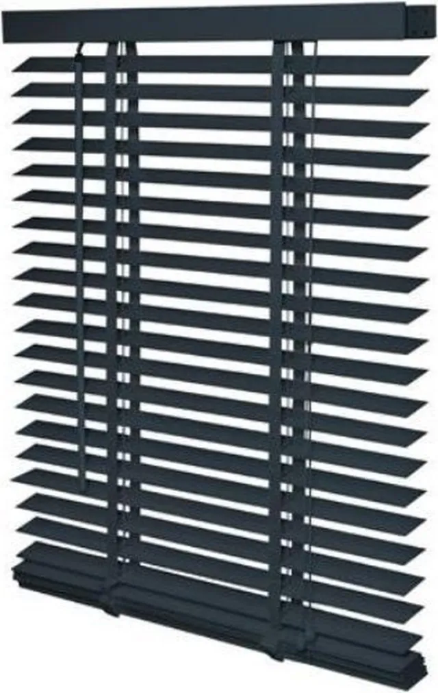 Timlux Jaloezie Hout - 50mm - 140x175 cm Donkergrijs