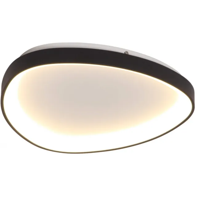 KOSILUM Mesiano - Plafondlamp - Zwart - Metaal en acryl