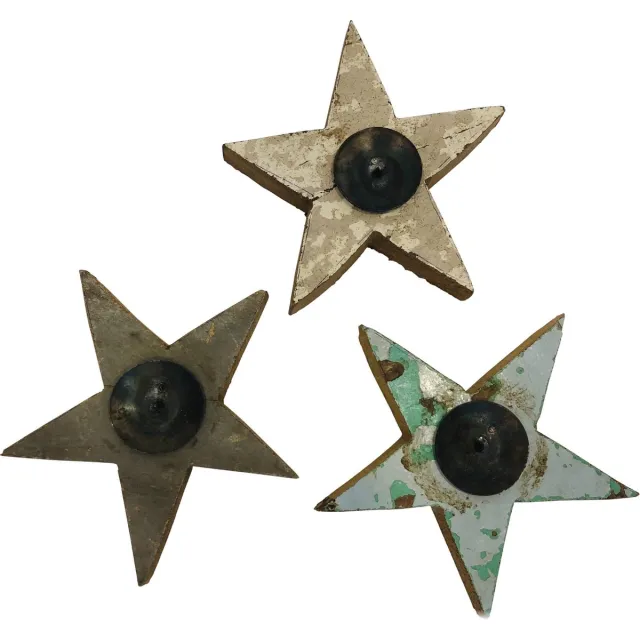 Var waxinelichthouder | star candleh. with cup | 13x13x3.5 | mix colour Multi
