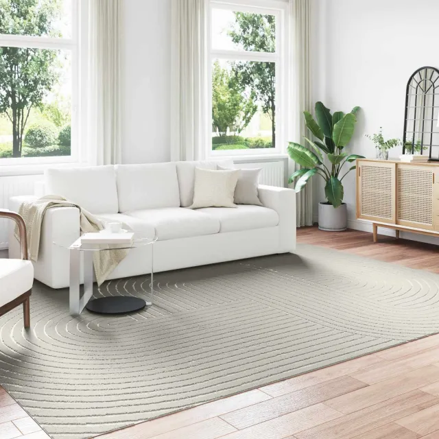 vidaXL Binnen- en buitentapijt PALMERAS Groen 240 x 340 cm Polyester, foto 2