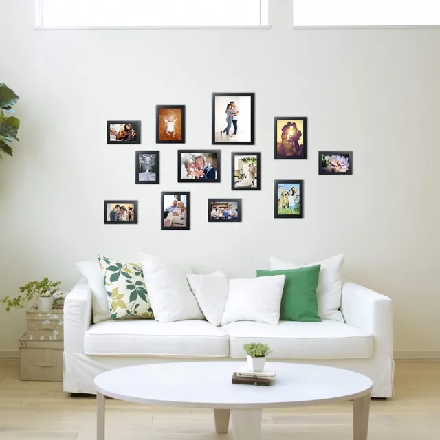 Photo Frame Collage Foto collage – Photo Frame Collage – Photo Frame – Fotolijst – Woonkamer Accessoires – Wanddecoratie Woonkamer Black