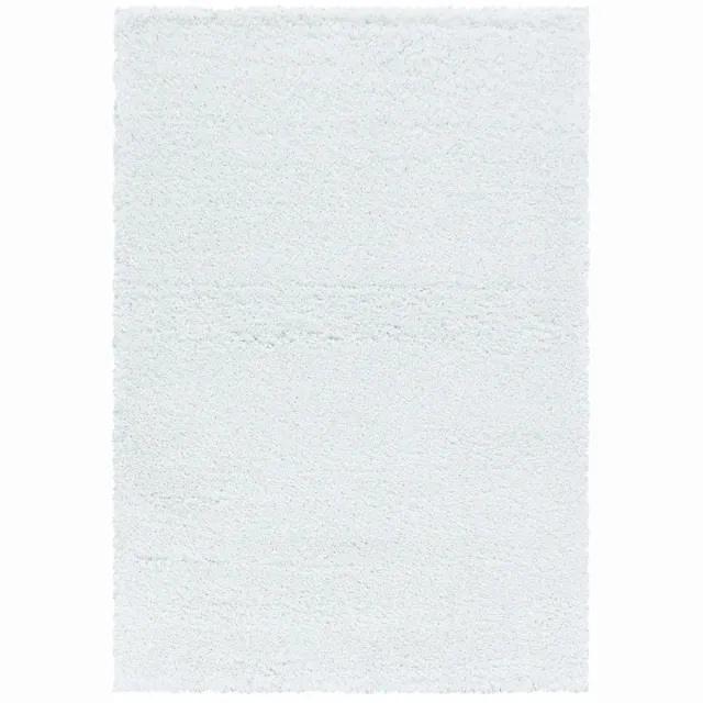 Dutch XXL Hoogpolig Vloerkleed | Tapijt | Shaggy | Fluffy | Uni | Wit | 160x230 cm