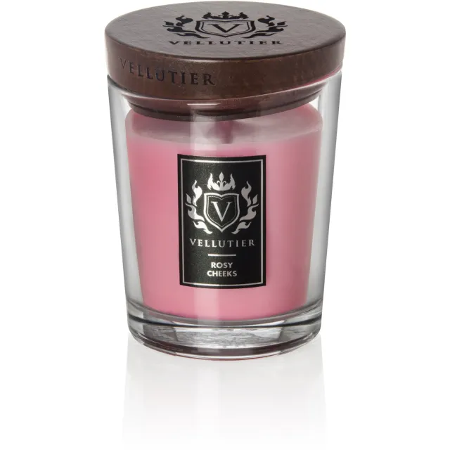 Vellutier Geurkaars Medium Rosy Cheeks - 12 cm / ø 9 cm Roze