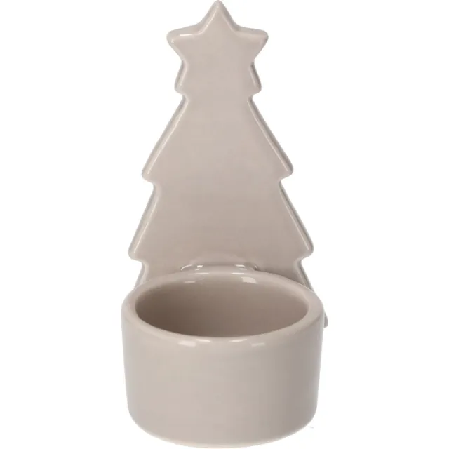 JENS Living Theelichthouder kerstboom - Taupe