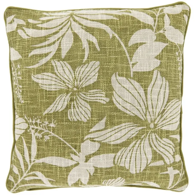 Unique Living Sierkussen Keoni Moss Green -45x45cm Groen