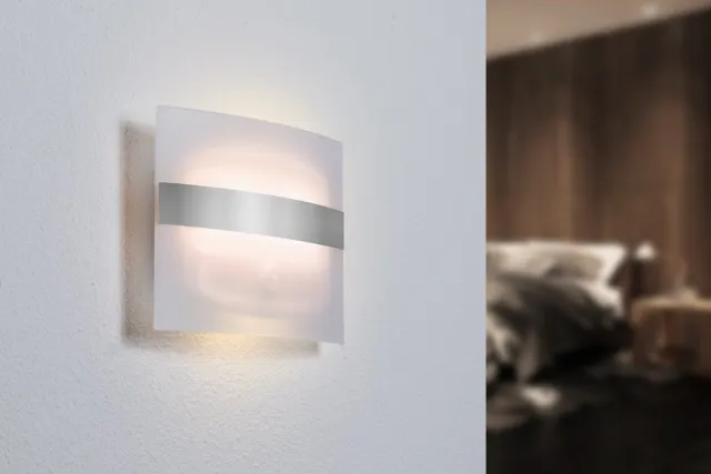 Groenovatie LED Wandverlichting 2W - op Batterijen met Sensor - Warm Wit Mat Wit - Grijs