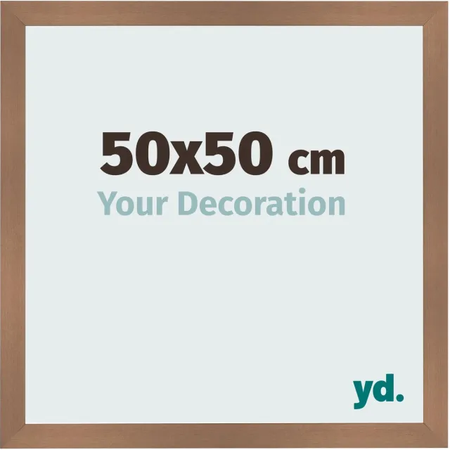 yd. Your Decoration - Fotolijst 50x50 cm - MDF - Koper Decor - Bologna