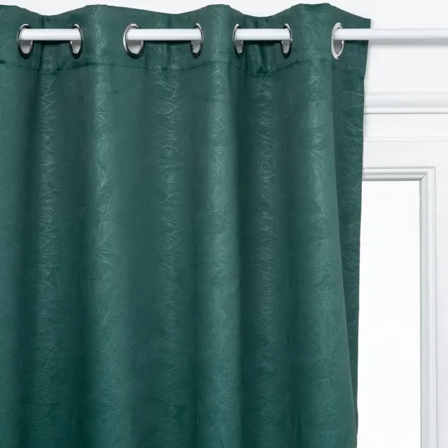 Atmosphera Créateur d'intérieur® Atmosphera Verduisterend Gordijn - 140 x 260 cm - Polyester - Groen - Bladmotief Vert