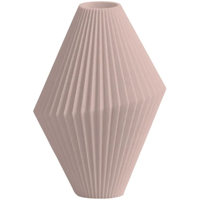 Layvo MILO Vaas - Bloesem - D18 x H25 cm - droogbloemen vaas - gerecycled plastic