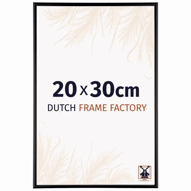Dutch Frame Factory Fotolijst 20x30 cm - Aluminium - Zwart Mat - Kampen