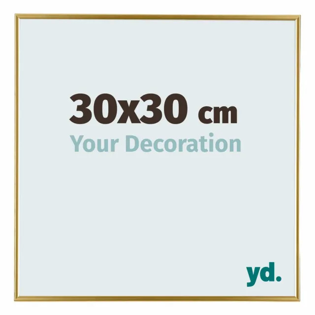 yd. Your Decoration - Fotolijst 30x30 cm - Kunststof - Goud - Evry