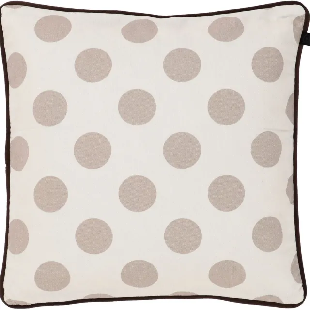 Overseas Dottie Sierkussen - 45 x 45 cm - Beige