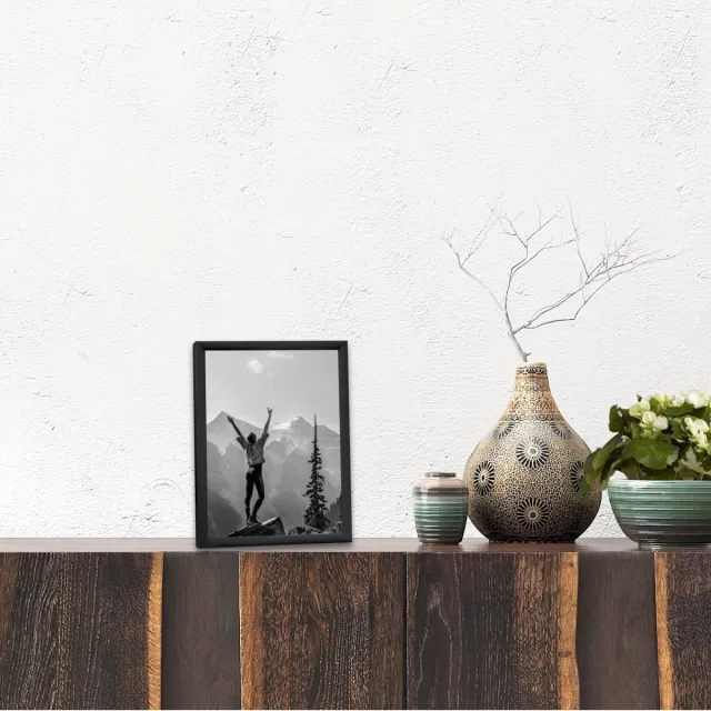 Zep Kunststof Fotolijst New Easy Zwart - Fotolijst - Voordeelverpakking 4 stuks