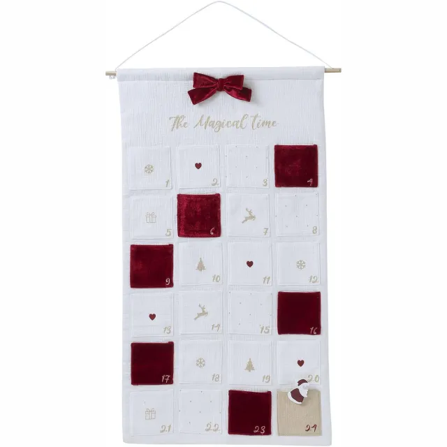 Envie de Fraise Adventskalender van katoenen gaas goud