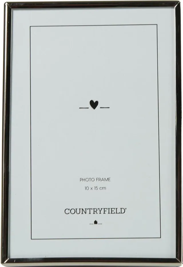 Countryfield Fotolijst - Staand & Hangend - Zilverplated - 10x15 cm