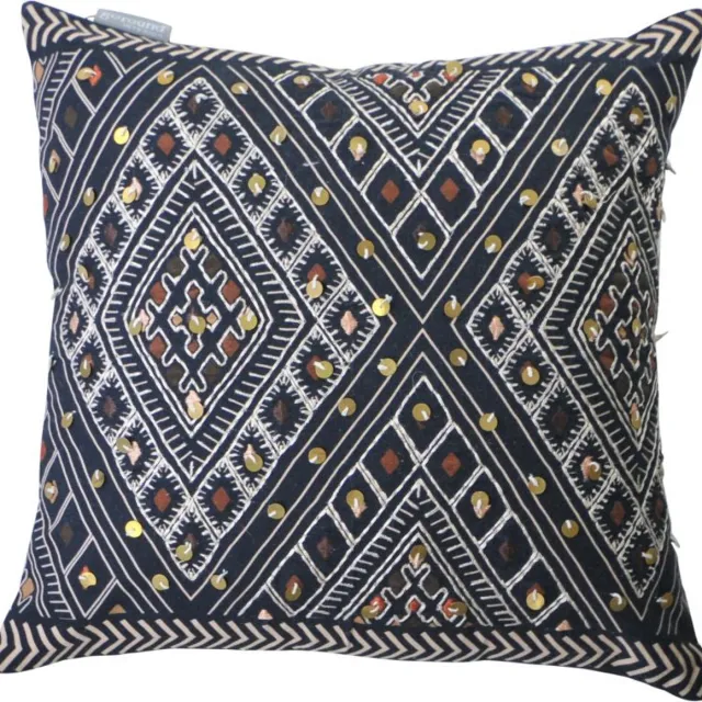 Goround Interior Goround - Sierkussen 'Veracruz' (45cm x 45cm) Zwart